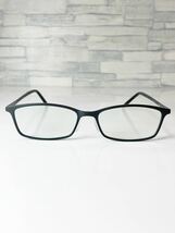 JINS READING GLASSES -Square-(+1.50) FRD-18A-047 ジンズ スクエア型 マットブラック 老眼鏡 良品_画像7