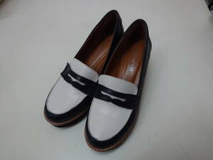 PECHINCHAR.sin car thickness bottom lady's Loafer beautiful goods size 38 Japan size 24cm