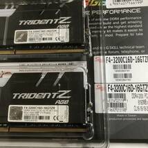 G.SKILL TRIDENT Z RGB DDR4メモリ 16GB(8GB×2) [F4-3200C16D-16GTZR] ②_画像3