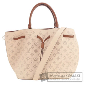 LOUIS VUITTON ルイヴィトン M54403 ジロラッタ クレーム トートバッグ マヒナレザー レディース 中古