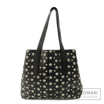 Jimmy Choo ジミーチュウ スターモチーフ ソフィア トートバッグ レザー レディース 中古_画像1