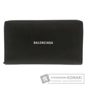 BALENCIAGA バレンシアガ 655927 ロゴモチーフ 長財布（小銭入れあり） カーフ レディース 中古