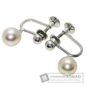 TASAKItasaki fresh water pearl pearl earrings silver lady's used 