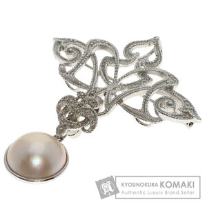 TASAKItasakimabe pearl pearl brooch silver lady's used 