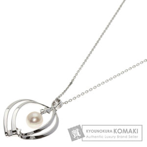 MIKIMOTO ミキモト パール 真珠 ネックレス シルバー レディース 中古