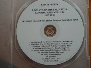 LED ZEPPELIN LIVE AT LONDON'S O2 ARENA 中古 即決