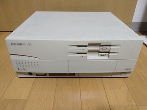 【旧DOSソフト用】PC-9821Ae/U2 FD2台　マザー、電源、FDDのコンデンサとバックアップ電池交換済(24-02-07) 