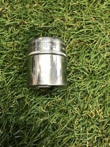 【中古品】Snap-on スナップオン 3/8dr シャローソケット：mm 6ポイント FSM24　/　ITU950BV0TRI　I76