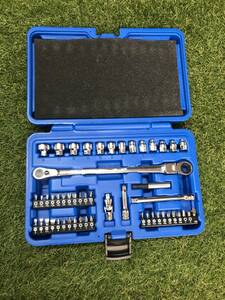 【中古美品】ブルーポイント　51pc 1/4 ロープロファイル　ソケット　ラチェットセット BMFSET　/　IT9BEJ2FX5PU　I45