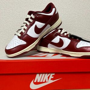 未使用品★NIKE ダンクLow premium 赤白 US9 27cm