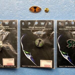 スポーン マスクドヘッド アイコン ロゴ ピンバッジ ピンズ 4種 4個 セット アメコミ グッズ SPAWN pins