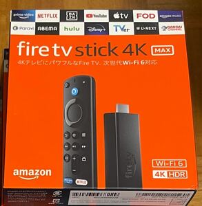 新品未開封！Amazon Fire TV Stick リモコン 4K MAX