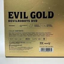 『KYUBRICK キューブリック EVIL GOLD DEVILROBOTS DVD 限定BOX/メディコムトイ』デビルロボッツソフビいどいさむフィギュア_画像10