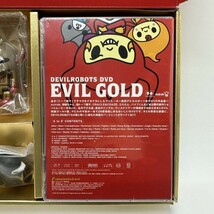 『KYUBRICK キューブリック EVIL GOLD DEVILROBOTS DVD 限定BOX/メディコムトイ』デビルロボッツソフビいどいさむフィギュア_画像5