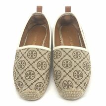 美品 TORY BURCH トリーバーチ ローファー /パンプス ロゴ 6.5_画像2