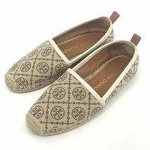 美品 TORY BURCH トリーバーチ ローファー /パンプス ロゴ 6.5_画像1