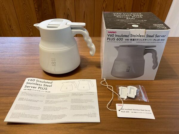 HARIO V60 保温ステンレスサーバー　600ml VHSN-60