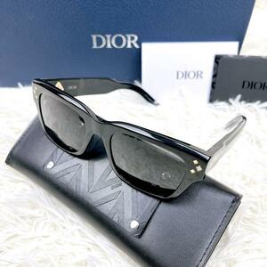 美品 Dior ディオール サングラス DIAMOND S2I ブラック CD クリスチャンディオール eyewear sunglass メガネ サングラス メンズ