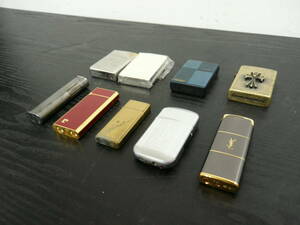 TT132 ライターまとめ 9点まとめ ZIPPO ガスライター イブサンローラン YSL オイルライター BDAR Zippo