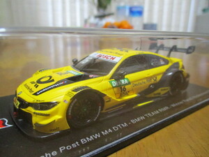 スパーク　1/43　「BMW　 M4 　DTM 」　#16　2018ｙ　ホッケンハイム優勝車　070/500台限定　SG635　・送料 400円レターパック　未開封品