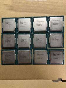 intel CPU Intel Core i7-6700 SR2L2 3.40GHZ 中古　12個セットまとめ