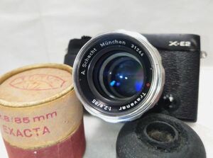 ★★激レア！超美品★★ A Schacht Mnchen Travenar 85mm f2.8 トラベナー エキザクタ L39変換つき★