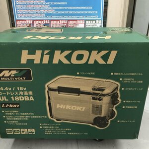 【未使用品】HiKOKI(ハイコーキ) 18vコードレス 冷温庫 サンドベージュ(BSL36B18X電池x1) UL18DBA(WMBZ)　/　IT90XSDLLM04