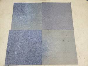 (4838) *50 pieces set higashi li tile carpet 50×50 blue blue group together large amount used receipt possible Osaka 1 jpy start 