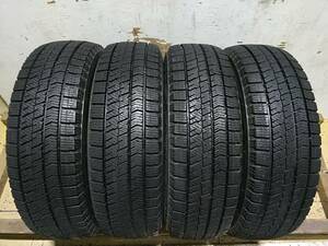 T807 165/65R14 ブリヂストン ブリザック VRX2 冬タイヤ 溝有り良品 中古売切り4本SET 法人向け送料安