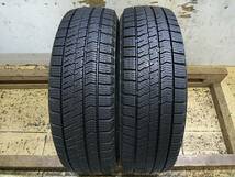 T824 165/65R14 ブリヂストン ブリザック VRX2 冬タイヤ 溝有り良品 中古売切り2本SET 法人向け送料安_画像1