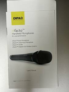 [ beginning price lowering did ]DPA d:fact + SHURE wireless adaptor 