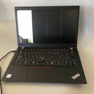 JXJK4021 【ジャンク】Lenovo T480s /Core i5-8350U 1.70GHz/ メモリ:8GB /カメラ /液晶割れ