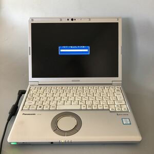 JXJK4038 【ジャンク】Panasonic Let's note CF-SV8RFCVS /Core i5-8世代/メモリ8G/動作未確認/パスワード/ネジ欠