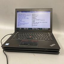 JXJK【ジャンク】 3台セットLENOVO ThinkPad X280 / core i7-8550U 1.80GHz / メモリ：16G / 動作未確認/BIOS確認済_画像1