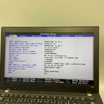 JXJK【ジャンク】 3台セットLENOVO ThinkPad X280 / core i7-8550U 1.80GHz / メモリ：16G / 動作未確認/BIOS確認済_画像6