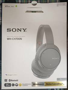  SONY WH-CH700N　グレー　ワイヤレスノイズキャンセリングヘッドホン　イヤーパッド交換しています。ソニー