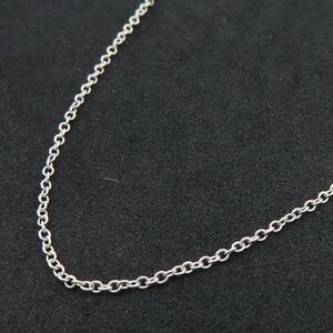 【送料無料】 美品 Tiffany&Co. ティファニー チェーン シルバー ネックレス AG925 SV 40cm HT28