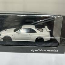 未使用　ignition model NISSAN R34 GT-R 1999 SUPER Taikyu white 0065 イグニッションモデル ミニカー 日産 1/43_画像2