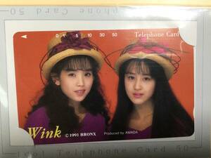 Wink 相田翔子　鈴木早智子　テレホンカード　テレカ　2