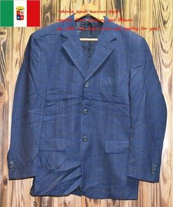 CLAID COLLEZIONI★イタリア製★良質　ウールジャケット XL（J-434)　メンズ　ブレザー　おすすめ