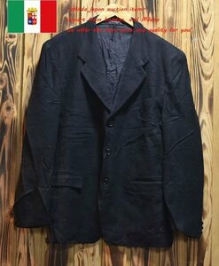★イタリア製★良質　ウールジャケット XXXL（J-430)　メンズ　ブレザー　おすすめ