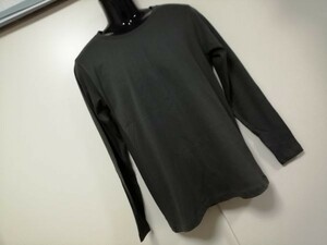 kkaa386-ju10 ■ LIFEMAX ■ ライフマックス Tシャツ カットソー トップス 長袖 コットン グレー M 新品