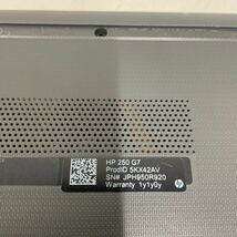 ネ5 HP 250 G7 Core i5第8世代　メモリ4GB ジャンク_画像5