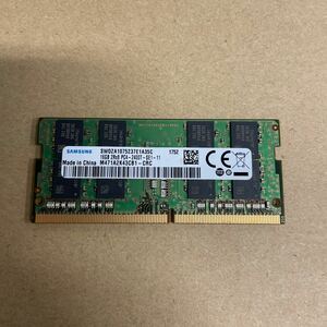 ノ77 SAMSUNG ノートPC メモリ 16GB 2Rx8 PC4-2400T 1枚 動作確認品
