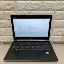 ★ヒ78 HP ProBook 430 G5 Core i3 6006U メモリ 8GB_画像5