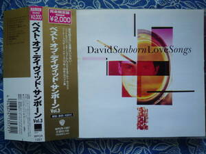 ◇デヴィッド・サンボーン / ベスト・オブ David Sanborn Vol.3 ■帯付♪廃盤 ※盤面きれいです。　☆ワーナー時代'75～'88年ベスト集