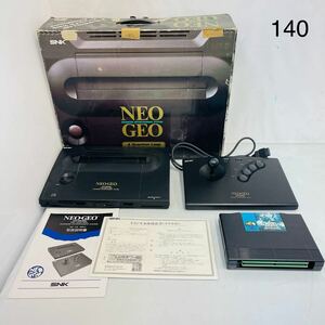 1SC142 SNK NEOGEO ネオジオ NEO-O コントローラー ゲームソフト 取説 箱付き 電源コードなし ゲーム機 中古 現状品 動作未確認