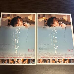 即決★映画チラシ★空に住む★多部未華子/岸井ゆきの/岩田剛典/鶴見辰吾/大森南朋/永瀬正敏/柄本明/岩下尚史★2枚