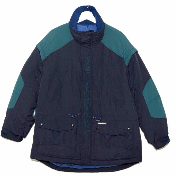 WIND AND SEA WDS DETACHABLE BLOUSON 紺L