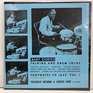 ●即決10 Baby Dodds / Talking And Drum Solos FJ2290 オリジナル・シールド 